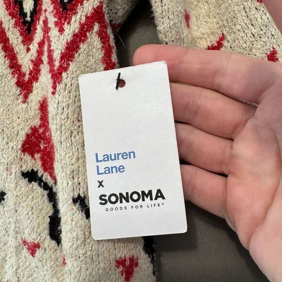 NWT Lauren Lane Sonoma Women’s Sweater Size Medium Polyester Blend - Picture 5 of 14